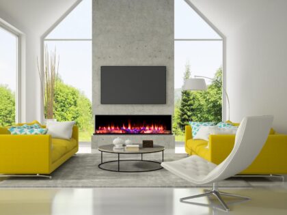 Iconic 2000 Landscape Electric Fire