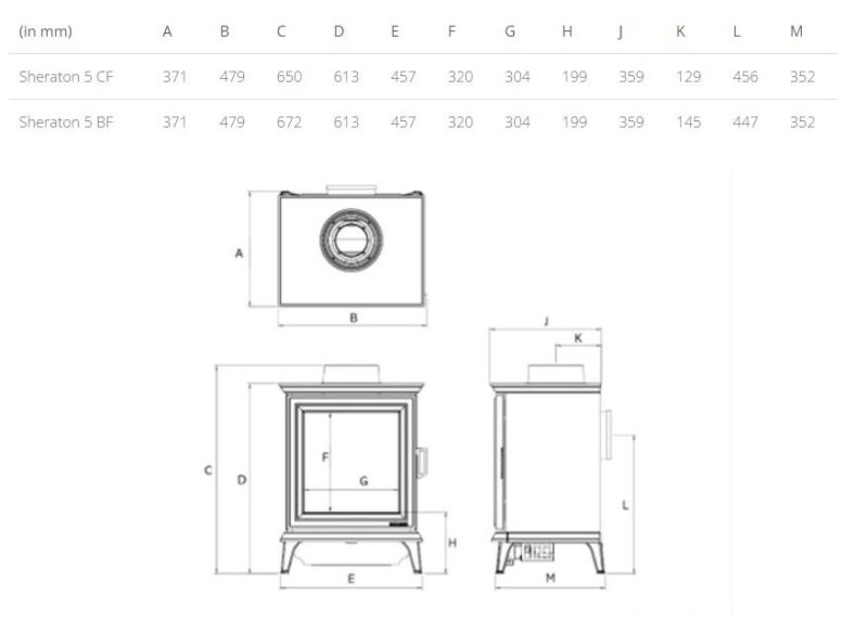 Gazco Sheraton 5 CF LPG Stove - Image 2