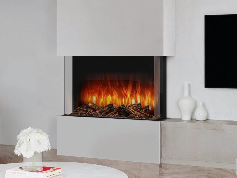 Econovex E762 30” Panoramic 3 Sided Electric Fire