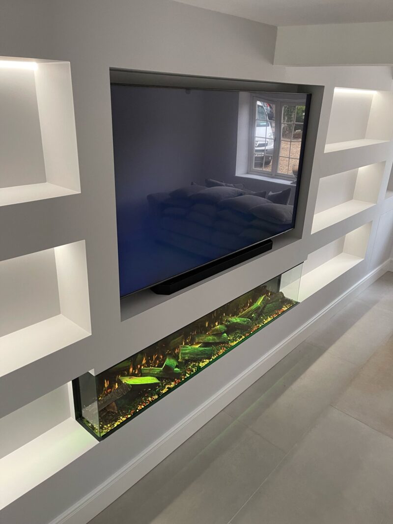 Econovex E2000 80” Panoramic 3 Sided Electric Fire - Image 5