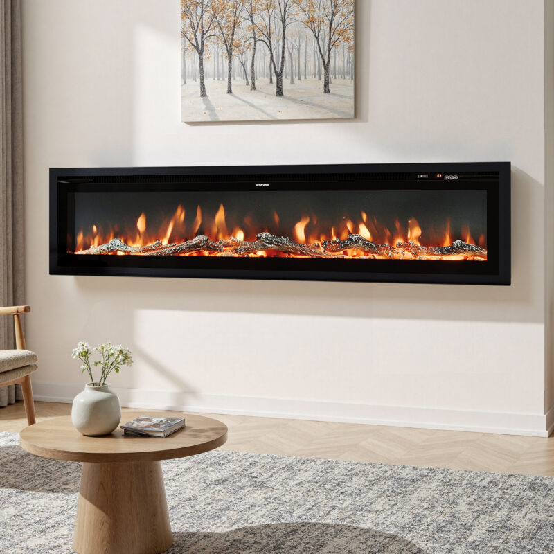 HoFeny Inset Electric Fire 70inch