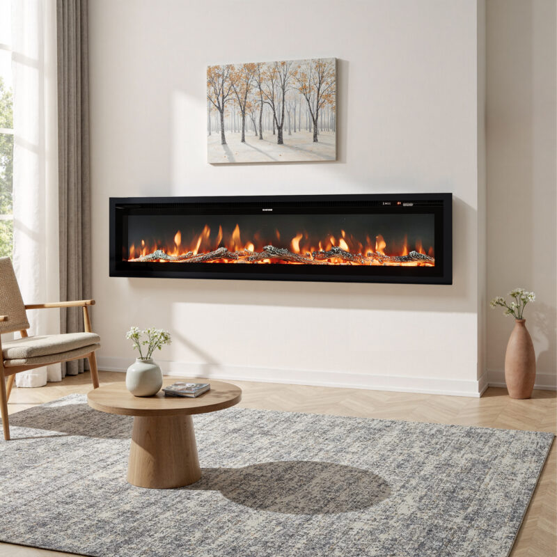 HoFeny Inset Electric Fire 70inch - Image 2