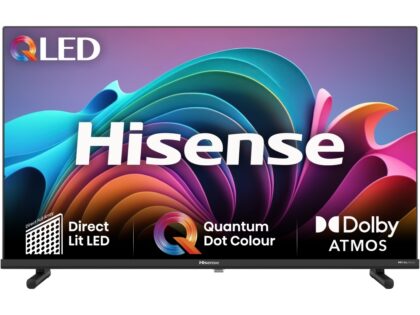 Hisense 32A5NQTUK 32" Full HD QLED Smart TV, Black, F Rated