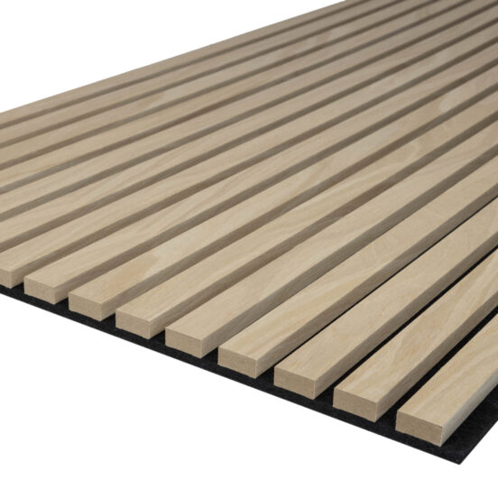 Acoustic Natural Oak Slatwall Panels