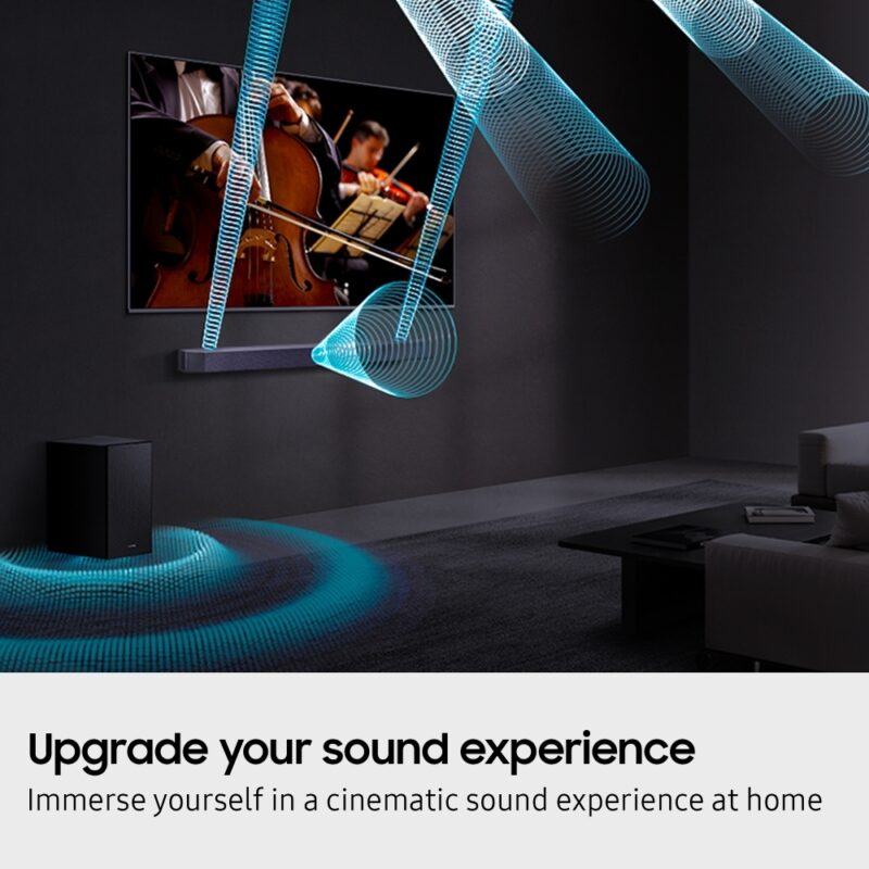Samsung HW-Q600F/XU Sound Bar, Black - Image 2