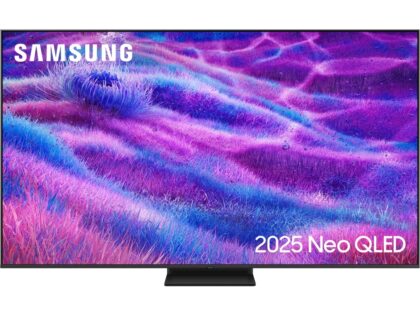 Samsung QE85QN80FAUXXU 85" Neo QLED Smart Television, 4K Ultra HD, Silver, G Rated