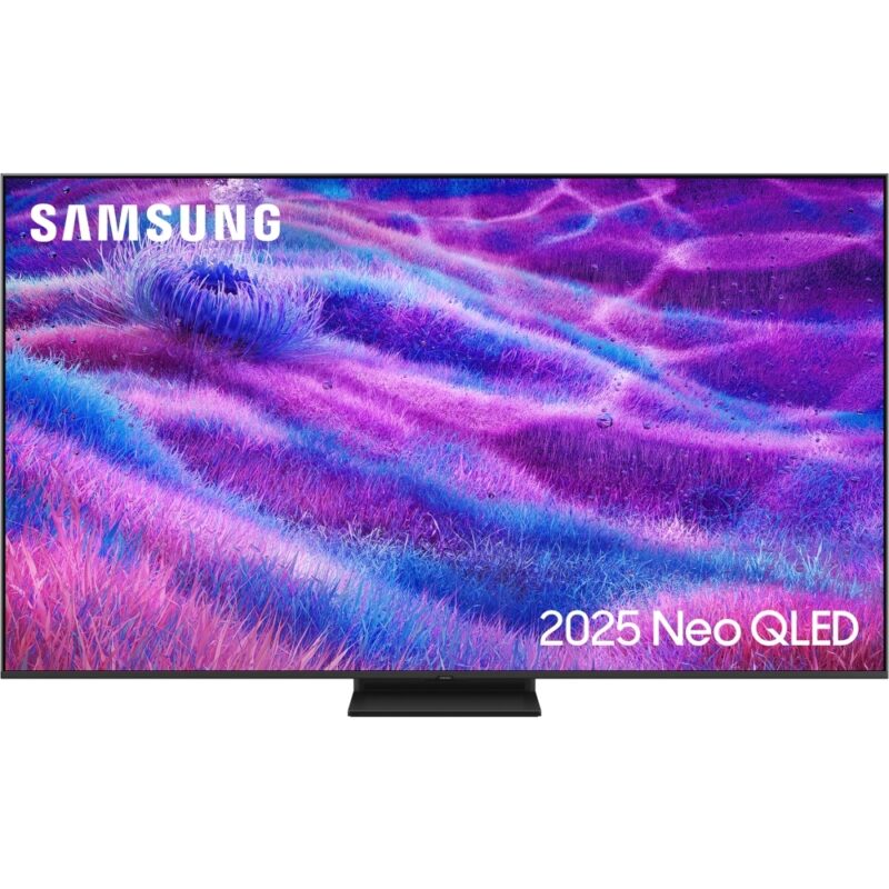 Samsung QE85QN80FAUXXU 85" Neo QLED Smart Television, 4K Ultra HD, Silver, G Rated