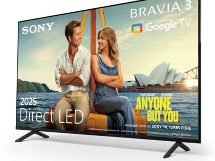 Sony BRAVIA 3 LED Smart Television, 4K Ultra HD, Black, E Rated