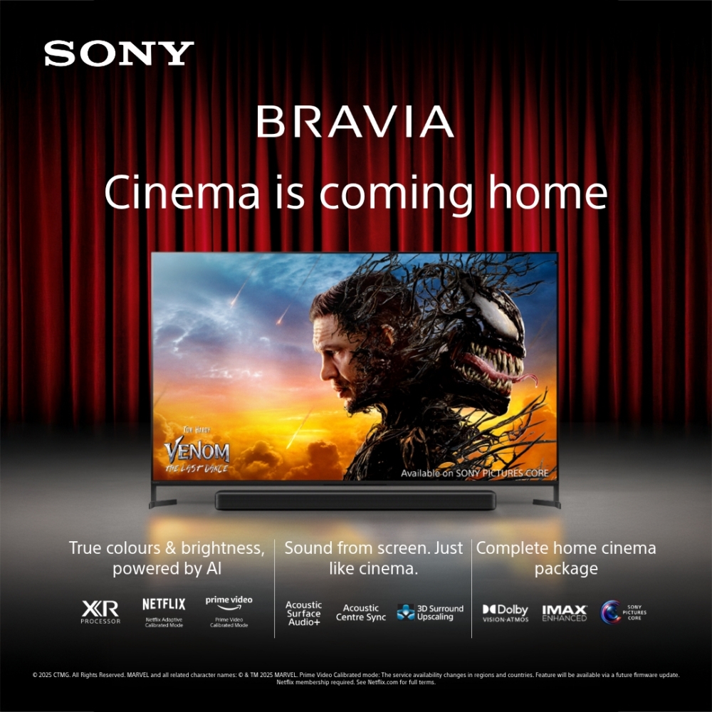 Sony BRAVIA 5 Mini LED Smart Television, 4K Ultra HD, Black, D Rated - Image 2